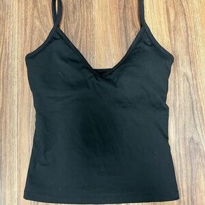 Elegant Black Women's Tank Top Athletic Workout